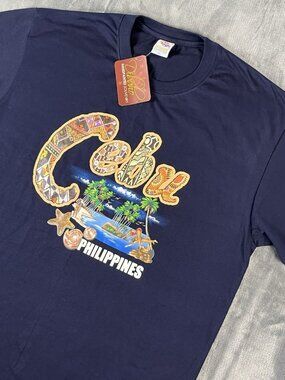Philippines CEBU Hand Painted T-Shirt By Dibuho Men's 3XL NWT